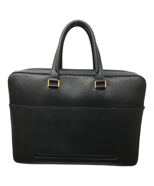 Salvatore Ferragamo（サルヴァトーレ フェラガモ）Salvatore Ferragamo (サルヴァトーレ フェラガモ) ビジネスブリーフケース NERO ブラックの古着・服飾アイテム