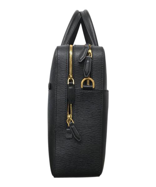 Salvatore Ferragamo（サルヴァトーレ フェラガモ）Salvatore Ferragamo (サルヴァトーレ フェラガモ) ビジネスブリーフケース NERO ブラックの古着・服飾アイテム