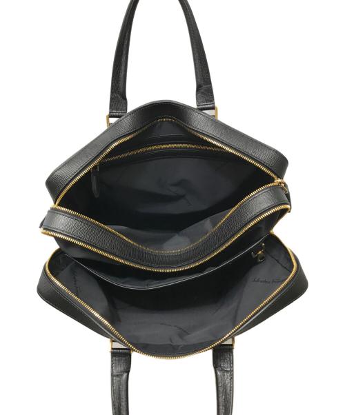 Salvatore Ferragamo（サルヴァトーレ フェラガモ）Salvatore Ferragamo (サルヴァトーレ フェラガモ) ビジネスブリーフケース NERO ブラックの古着・服飾アイテム
