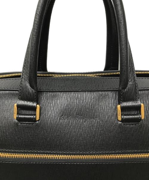 Salvatore Ferragamo（サルヴァトーレ フェラガモ）Salvatore Ferragamo (サルヴァトーレ フェラガモ) ビジネスブリーフケース NERO ブラックの古着・服飾アイテム