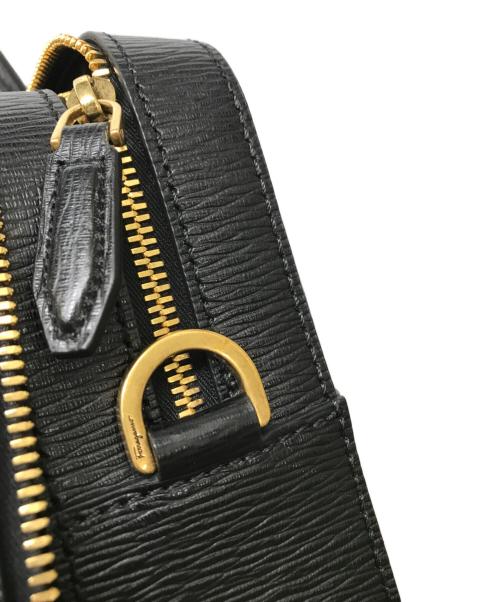 Salvatore Ferragamo（サルヴァトーレ フェラガモ）Salvatore Ferragamo (サルヴァトーレ フェラガモ) ビジネスブリーフケース NERO ブラックの古着・服飾アイテム