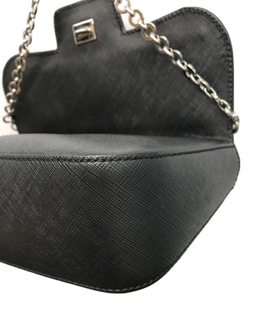 Salvatore Ferragamo（サルヴァトーレ フェラガモ）Salvatore Ferragamo (サルヴァトーレ フェラガモ) ガンチーニ チェーンショルダーバッグ ブラックの古着・服飾アイテム