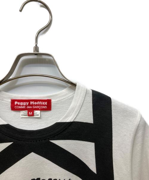 COMME des GARCONS（コムデギャルソン）COMME des GARCONS (コムデギャルソン) PEGGY MOFFITT コラボTシャツ ホワイト サイズ:Mの古着・服飾アイテム