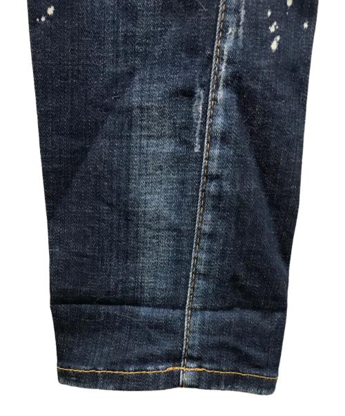 DSQUARED2（ディースクエアード）DSQUARED2 (ディースクエアード) Kenny jean リペア加工デニムパンツ インディゴ サイズ:44の古着・服飾アイテム