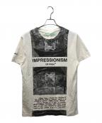 OFFWHITEオフホワイト）の古着「NEWSPAPER S/S SLIM TEE」｜ホワイト