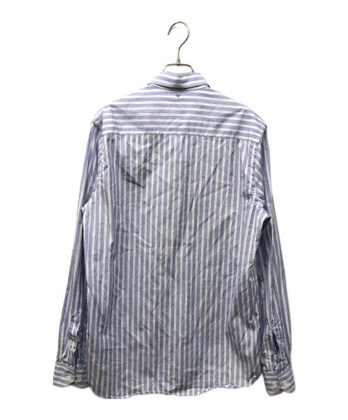 OAMC（オーエーエムシー）OAMC (オーエーエムシー) Moth Chest Print Shirt ブルー×ホワイト サイズ:Sの古着・服飾アイテム