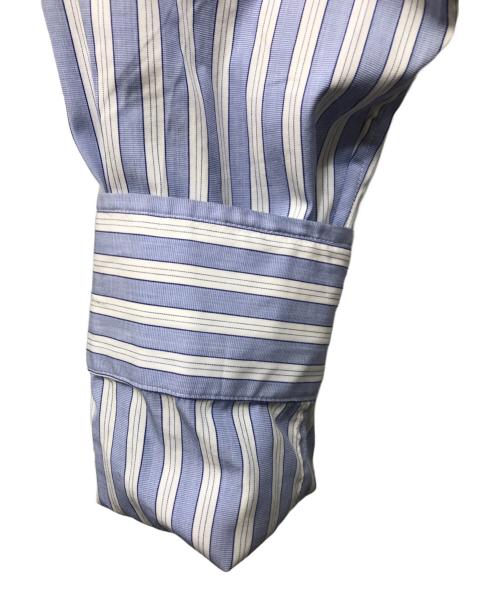 OAMC（オーエーエムシー）OAMC (オーエーエムシー) Moth Chest Print Shirt ブルー×ホワイト サイズ:Sの古着・服飾アイテム