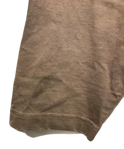 BALENCIAGA（バレンシアガ）BALENCIAGA (バレンシアガ) Caps Long Sleeve T-Shirt ブラウン サイズ:Lの古着・服飾アイテム
