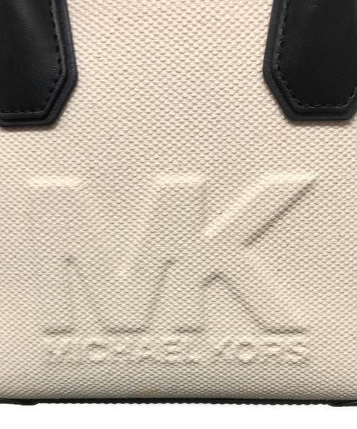 MICHAEL KORS（マイケル・コース）MICHAEL KORS (マイケルコース) MERCER MD MESSENGER 2WAYバッグ ベージュ×ブラック 未使用品の古着・服飾アイテム