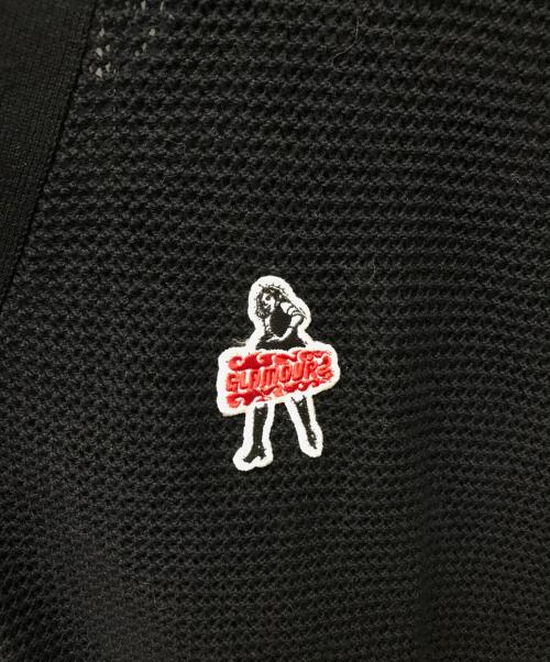 Hysteric Glamour（ヒステリックグラマー）Hysteric Glamour (ヒステリックグラマー) VIXEN GIRLワッペンカーディガン ブラック サイズ:L 未使用品の古着・服飾アイテム
