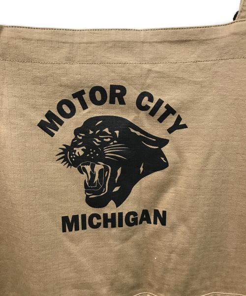 Hysteric Glamour（ヒステリックグラマー）Hysteric Glamour (ヒステリックグラマー) MOTOR CITY MICHIGAN OVERALL ベージュ サイズ:Lの古着・服飾アイテム