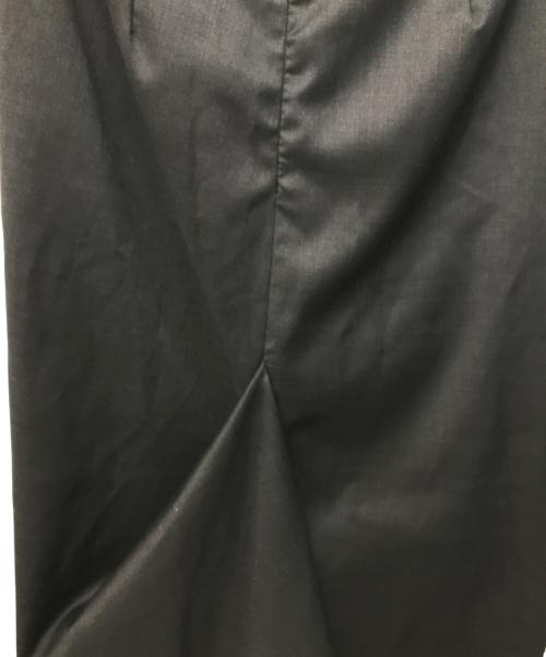 styra（ステラ）styra (ステラ) タックドレープロングスカート グレー サイズ:Sの古着・服飾アイテム