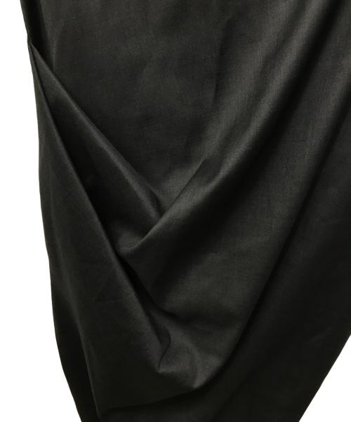 styra（ステラ）styra (ステラ) タックドレープロングスカート グレー サイズ:Sの古着・服飾アイテム