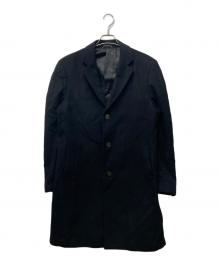 LAUREN RALPH LAUREN（ローレンラルフローレン）の古着「カシミア混チェスターコート」｜ブラック