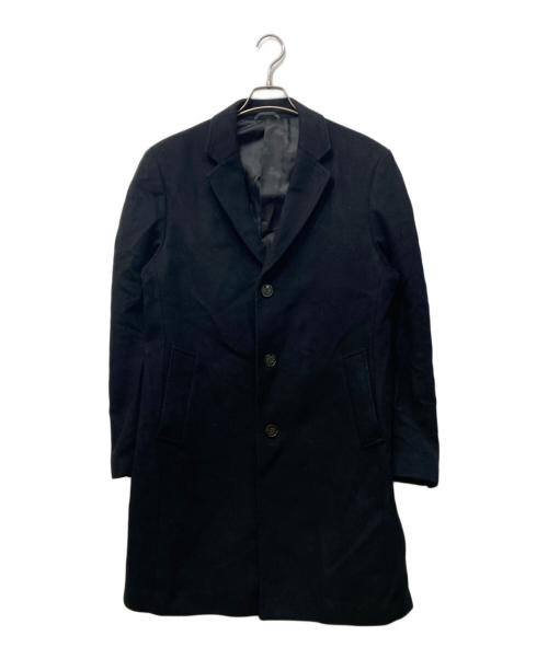 LAUREN RALPH LAUREN（ローレンラルフローレン）LAUREN RALPH LAUREN (ローレンラルフローレン) カシミア混チェスターコート ブラック サイズ:40の古着・服飾アイテム
