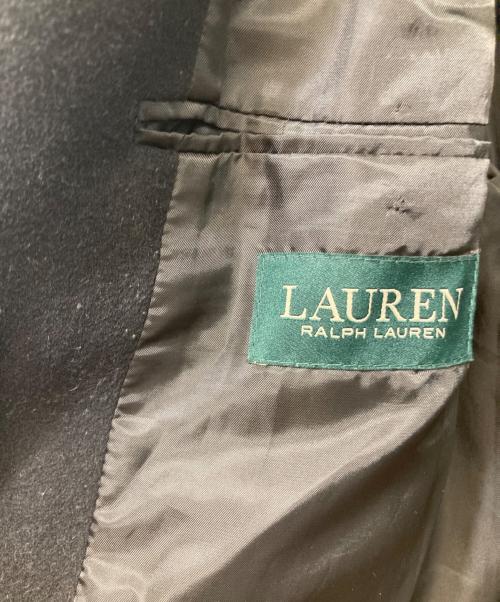 LAUREN RALPH LAUREN（ローレンラルフローレン）LAUREN RALPH LAUREN (ローレンラルフローレン) カシミア混チェスターコート ブラック サイズ:40の古着・服飾アイテム