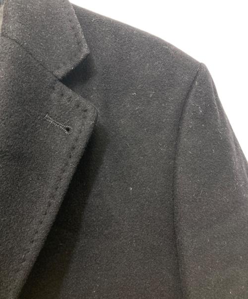 LAUREN RALPH LAUREN（ローレンラルフローレン）LAUREN RALPH LAUREN (ローレンラルフローレン) カシミア混チェスターコート ブラック サイズ:40の古着・服飾アイテム