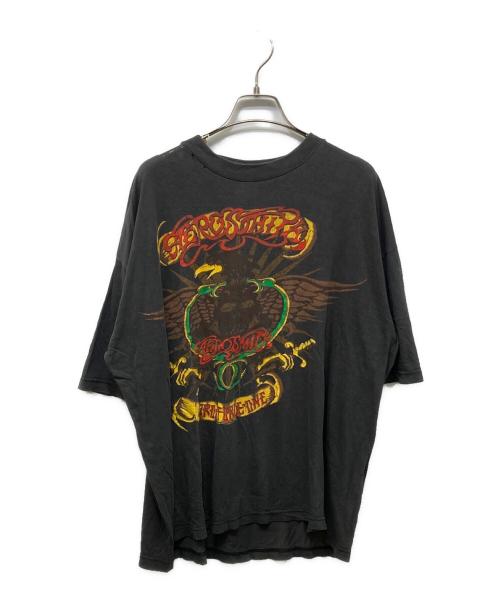 90'S AEROSMITH（エアロスミス）90'S AEROSMITH (エアロスミス) AERO FORCE ONE ツアー バンドTシャツ ブラック サイズ:Lの古着・服飾アイテム