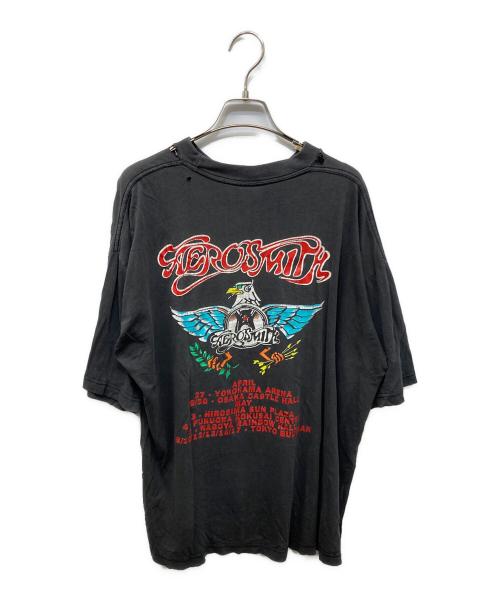 90'S AEROSMITH（エアロスミス）90'S AEROSMITH (エアロスミス) AERO FORCE ONE ツアー バンドTシャツ ブラック サイズ:Lの古着・服飾アイテム