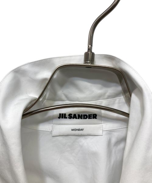 JIL SANDER（ジルサンダー）JIL SANDER (ジルサンダー) MONDAY コットンポプリン比翼シャツ ホワイト サイズ:40 15-1/2の古着・服飾アイテム