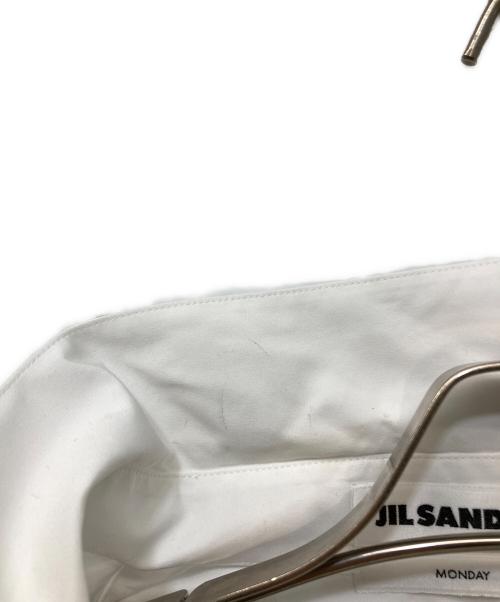 JIL SANDER（ジルサンダー）JIL SANDER (ジルサンダー) MONDAY コットンポプリン比翼シャツ ホワイト サイズ:40 15-1/2の古着・服飾アイテム