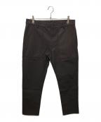 COMME des GARCONS SHIRTコムデギャルソンシャツ）の古着「ストライプワークパンツ」｜ブラック