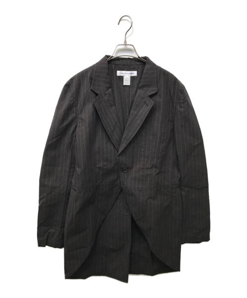 COMME des GARCONS SHIRT（コムデギャルソンシャツ）COMME des GARCONS SHIRT (コムデギャルソンシャツ) ストライプ1Bジャケット ブラック サイズ:Lの古着・服飾アイテム