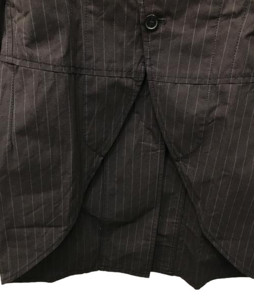 COMME des GARCONS SHIRT（コムデギャルソンシャツ）COMME des GARCONS SHIRT (コムデギャルソンシャツ) ストライプ1Bジャケット ブラック サイズ:Lの古着・服飾アイテム