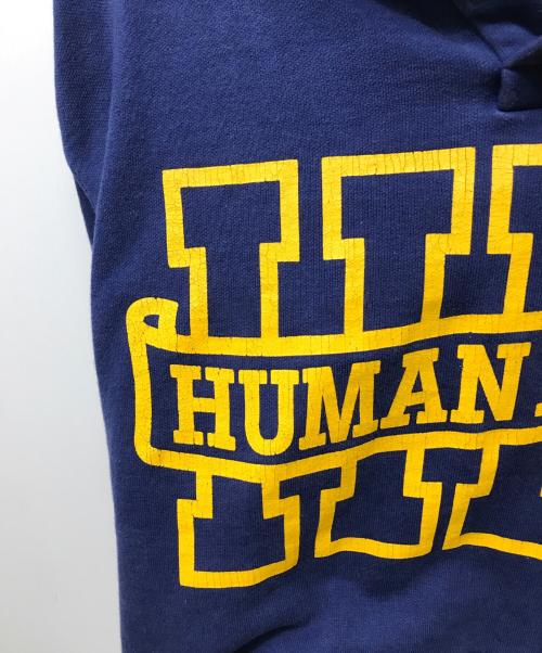 HUMAN MADE（ヒューマンメイド）HUMAN MADE (ヒューマンメイド) Snap Popover Hoodie ネイビー サイズ:Lの古着・服飾アイテム
