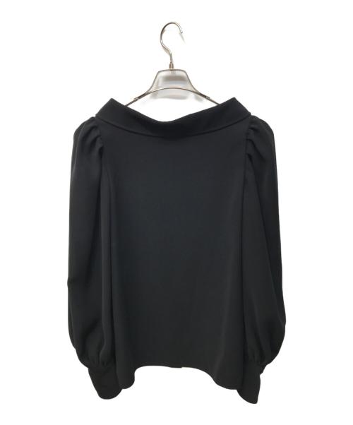 ADEAM（アディアム）ADEAM (アディアム) ボリュームスリーブブラウス ブラック サイズ:Sの古着・服飾アイテム