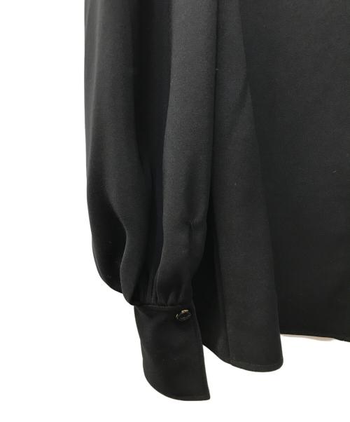 ADEAM（アディアム）ADEAM (アディアム) ボリュームスリーブブラウス ブラック サイズ:Sの古着・服飾アイテム