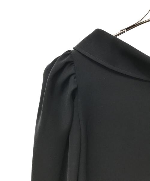 ADEAM（アディアム）ADEAM (アディアム) ボリュームスリーブブラウス ブラック サイズ:Sの古着・服飾アイテム