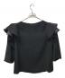 ADEAM (アディアム) ラッフルブラウス ブラック サイズ:XS：8000円