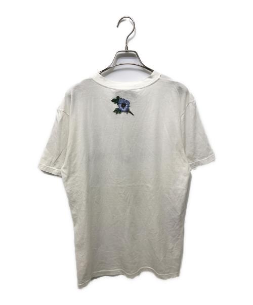GUCCI（グッチ）GUCCI (グッチ) ロゴオーバーサイズコットンTシャツ ホワイト サイズ:XSの古着・服飾アイテム