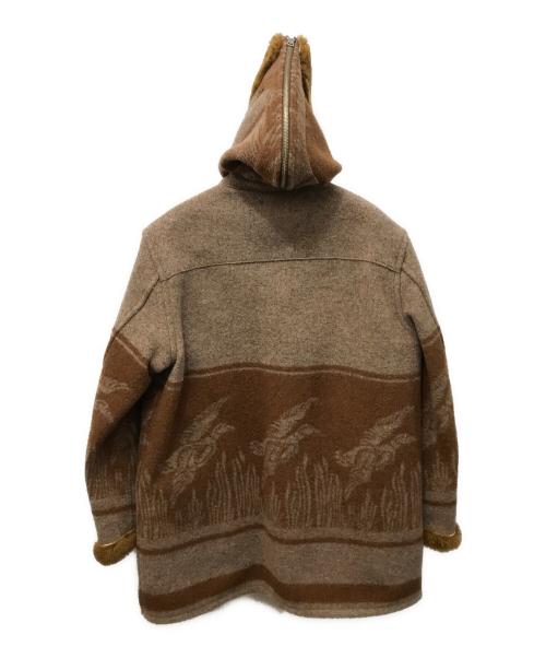 freewheelers（フリーホイーラーズ）freewheelers (フリーホイーラーズ) OKANAGAN BLANKET COAT ブラウン サイズ:40の古着・服飾アイテム