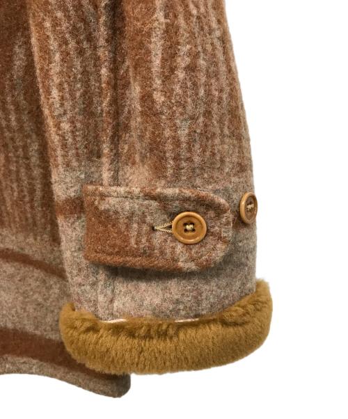 freewheelers（フリーホイーラーズ）freewheelers (フリーホイーラーズ) OKANAGAN BLANKET COAT ブラウン サイズ:40の古着・服飾アイテム