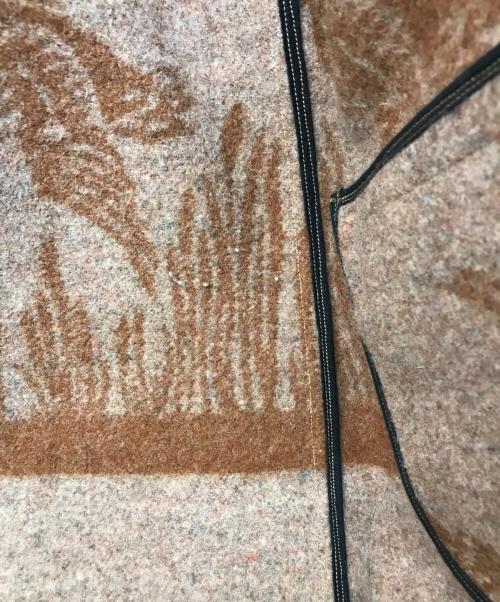 freewheelers（フリーホイーラーズ）freewheelers (フリーホイーラーズ) OKANAGAN BLANKET COAT ブラウン サイズ:40の古着・服飾アイテム