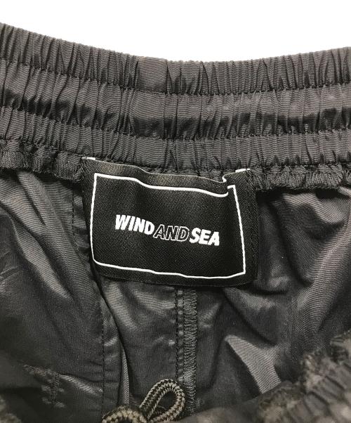 WIND AND SEA（ウィンダンシー）WIND AND SEA (ウィンダンシー) ナイロンパンツ ブラック サイズ:Sの古着・服飾アイテム