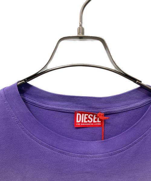 DIESEL（ディーゼル）DIESEL (ディーゼル) Tシャツ パープル サイズ:Lの古着・服飾アイテム