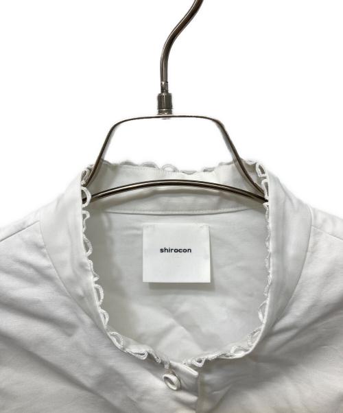 YORI（ヨリ）yori (ヨリ) シロコン パフスリーブボザムブラウス ホワイト サイズ:Sの古着・服飾アイテム