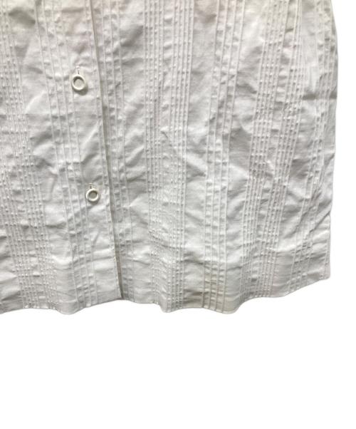 YORI（ヨリ）yori (ヨリ) シロコン パフスリーブボザムブラウス ホワイト サイズ:Sの古着・服飾アイテム