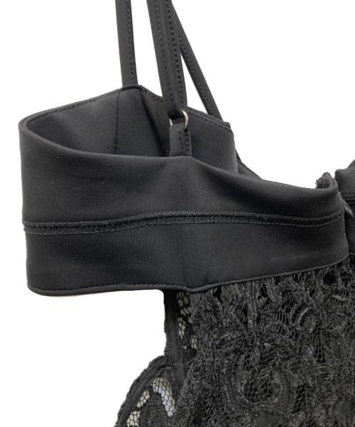 PRANK PROJECT（プランクプロジェクト）PRANK PROJECT (プランクプロジェクト) SCUBA JERSEY LACE DRES ブラック サイズ:Freeの古着・服飾アイテム