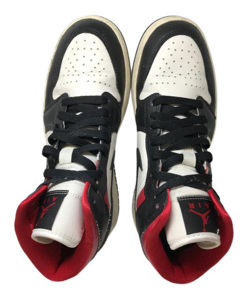 NIKE（ナイキ）NIKE (ナイキ) Air Jordan 1 Mid ホワイト×ブラック サイズ:US8の古着・服飾アイテム