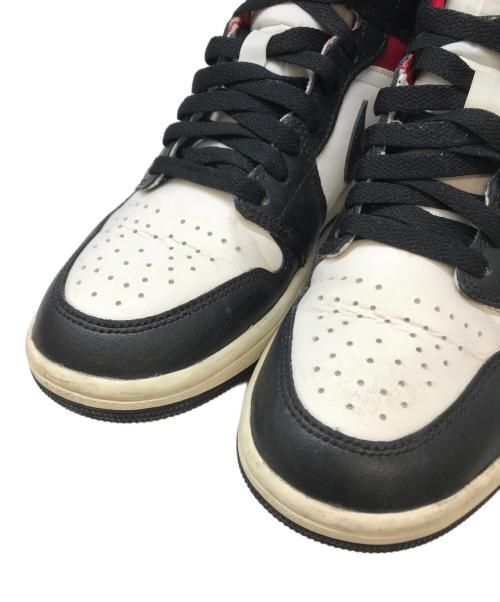 NIKE（ナイキ）NIKE (ナイキ) Air Jordan 1 Mid ホワイト×ブラック サイズ:US8の古着・服飾アイテム