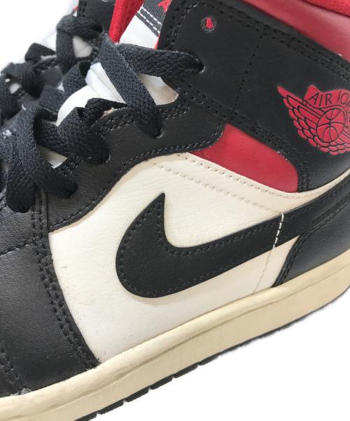 NIKE（ナイキ）NIKE (ナイキ) Air Jordan 1 Mid ホワイト×ブラック サイズ:US8の古着・服飾アイテム