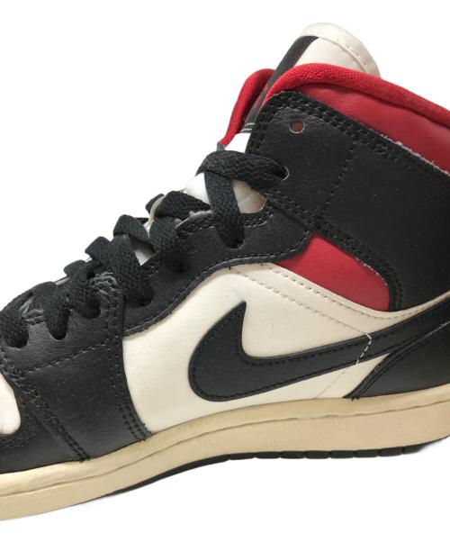 NIKE（ナイキ）NIKE (ナイキ) Air Jordan 1 Mid ホワイト×ブラック サイズ:US8の古着・服飾アイテム