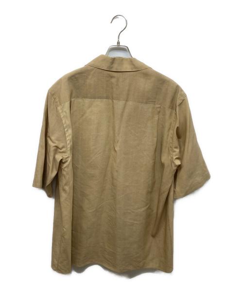AURALEE（オーラリー）AURALEE (オーラリー) SILK WOOL POLYESTER STREAK DYED HALF SLEEVED SHIRTS ベージュ サイズ:4の古着・服飾アイテム