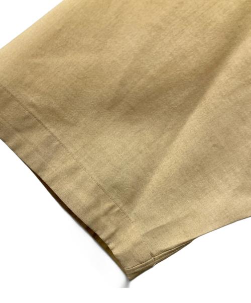 AURALEE（オーラリー）AURALEE (オーラリー) SILK WOOL POLYESTER STREAK DYED HALF SLEEVED SHIRTS ベージュ サイズ:4の古着・服飾アイテム