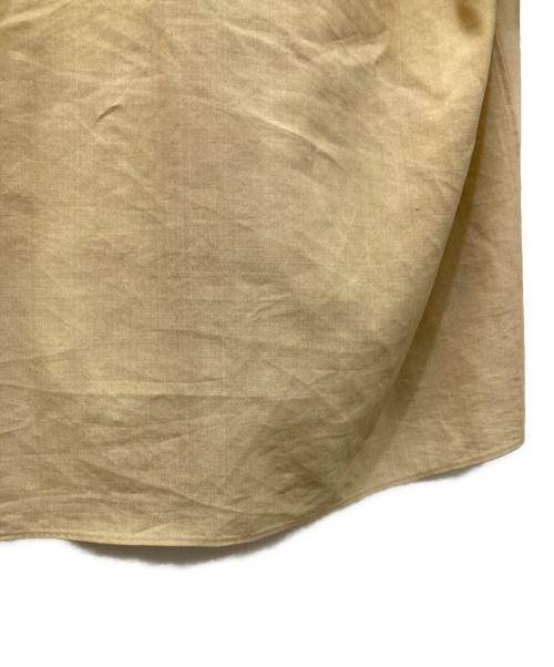 AURALEE（オーラリー）AURALEE (オーラリー) SILK WOOL POLYESTER STREAK DYED HALF SLEEVED SHIRTS ベージュ サイズ:4の古着・服飾アイテム