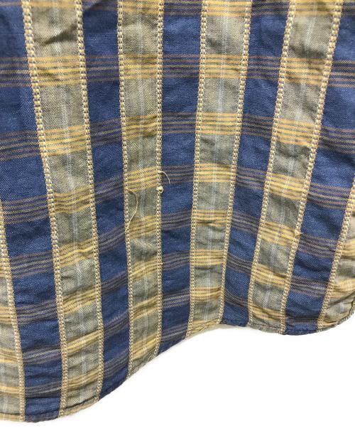 Patagonia（パタゴニア）Patagonia (パタゴニア) コットンチェックシャツ ベージュ×ネイビー サイズ:XLの古着・服飾アイテム